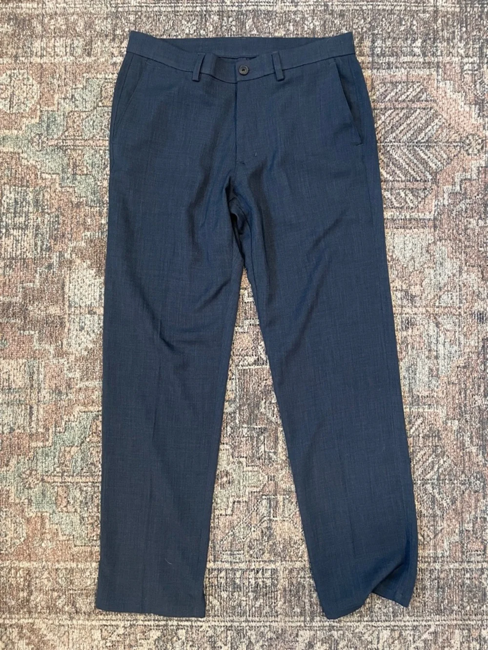 Haggar H26 Blue Work Trousers Size 32x32